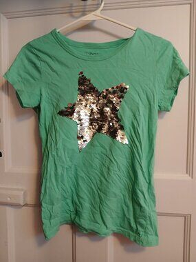 LOOK By Crewcuts Girls XL Size 12 Star Shirt